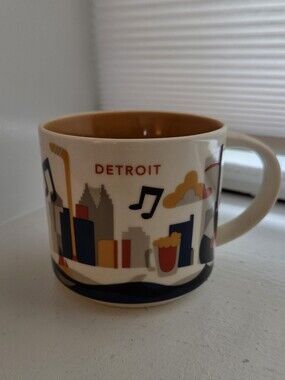 Starbucks DETROIT "You Are Here" Mug NWT